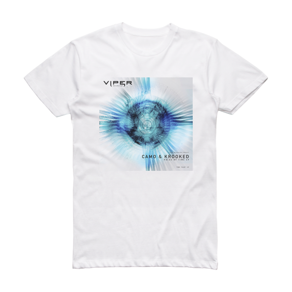 Camo and Krooked Pulse Of Time Ep Album Cover T-Shirt White