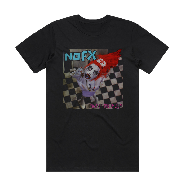 NOFX Pump Up The Valuum Album Cover T-Shirt Black