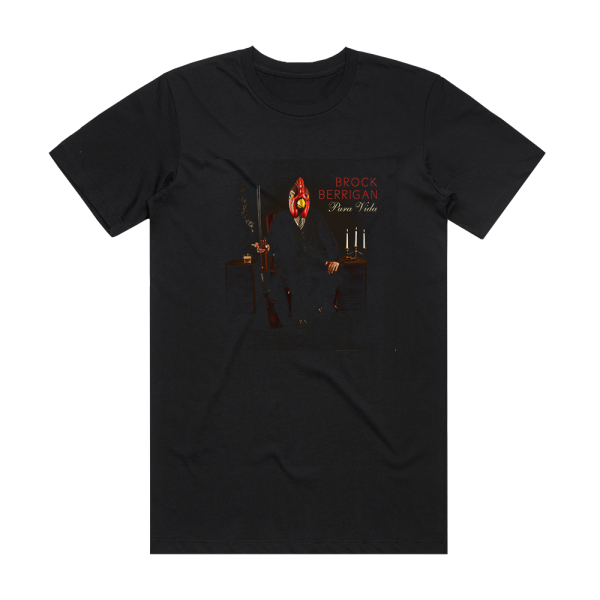 Brock Berrigan Pura Vida Album Cover T-Shirt Black