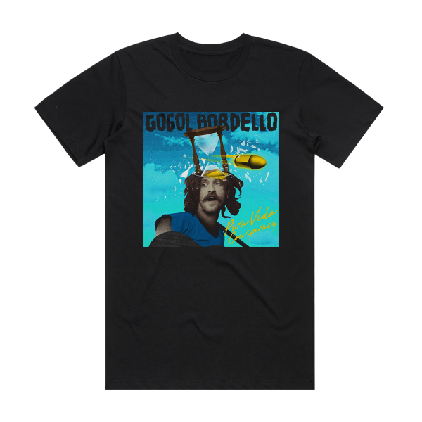 Gogol Bordello Pura Vida Conspiracy Album Cover T-Shirt Black