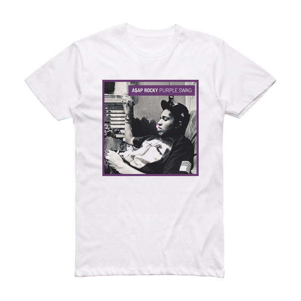 ASAP Rocky Purple Swag Album Cover T-Shirt White