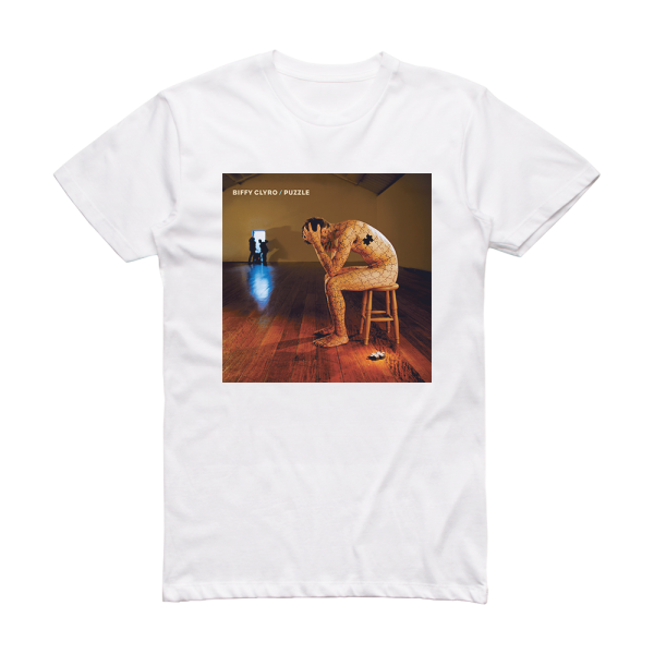 Biffy Clyro Puzzle Album Cover T-Shirt White