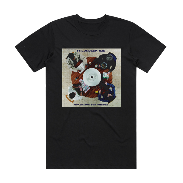 Freundeskreis Quadratur Des Kreises Album Cover T-Shirt Black