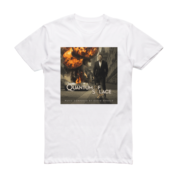 David Arnold Quantum Of Solace Album Cover T-Shirt White