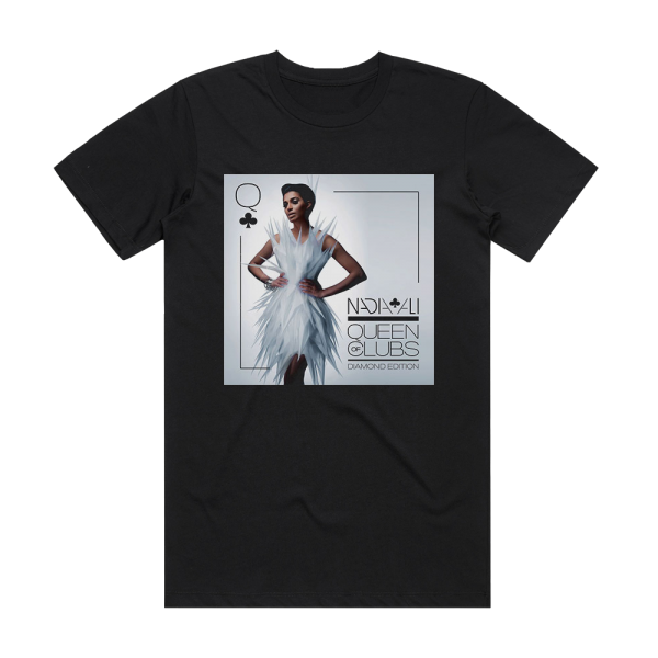 Nadia Ali Queen Of Clubs Diamond Edition Extended Mixes Album Cover T-Shirt Black