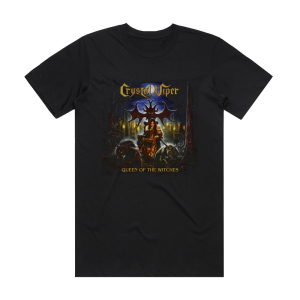 Crystal Viper Queen Of The Witches Album Cover T-Shirt Black