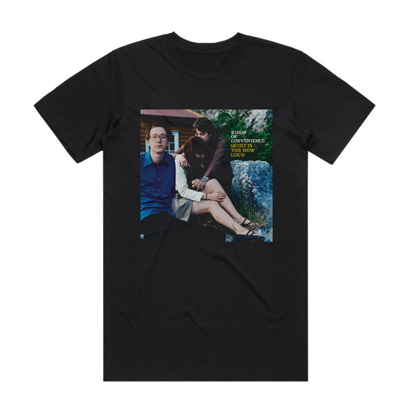 Kings of Convenience Quiet Is The New Loud Album Cover T-Shirt Black