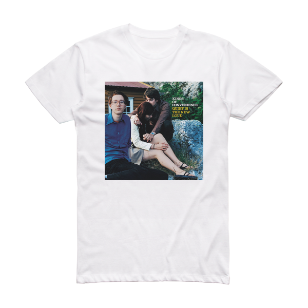 Kings of Convenience Quiet Is The New Loud Album Cover T-Shirt White