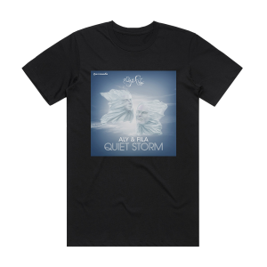 Aly and Fila Quiet Storm Album Cover T-Shirt Black
