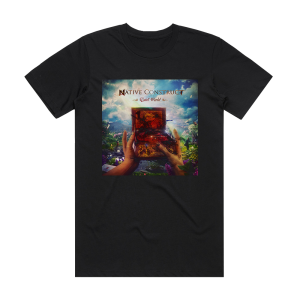 Native Construct Quiet World Album Cover T-Shirt Black