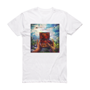Native Construct Quiet World Album Cover T-Shirt White