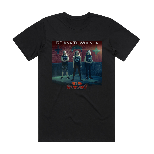 Alien Weaponry R Ana Te Whenua Album Cover T-Shirt Black