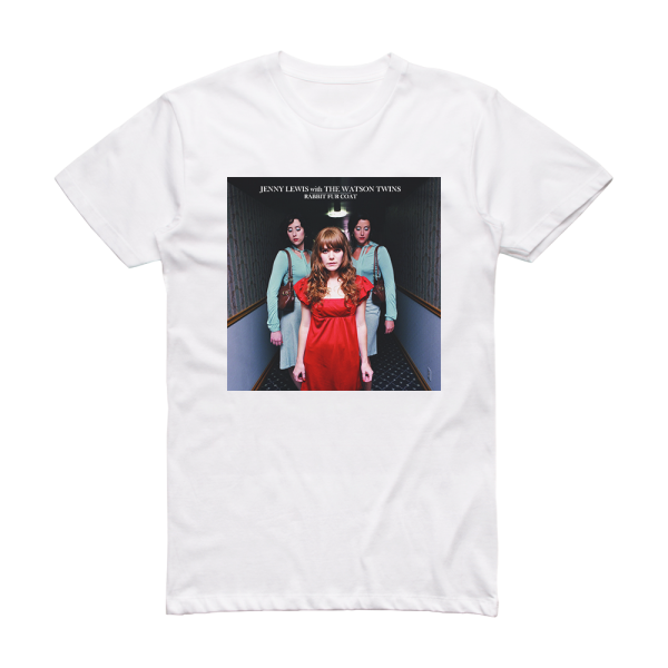Jenny Lewis Rabbit Fur Coat Album Cover T-Shirt White