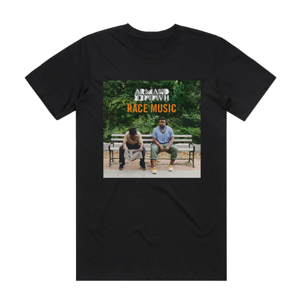 Armand Hammer Race Music Album Cover T-Shirt Black