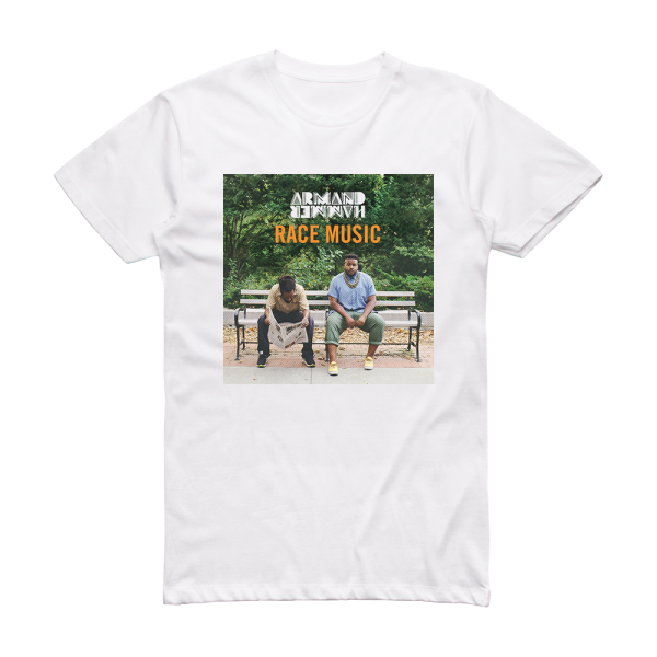 Armand Hammer Race Music Album Cover T-Shirt White