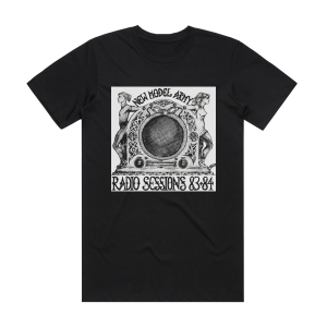 New Model Army Radio Sessions 83 84 Album Cover T-Shirt Black
