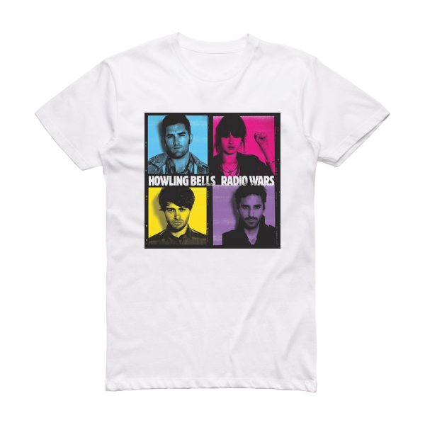 Howling Bells Radio Wars Album Cover T-Shirt White