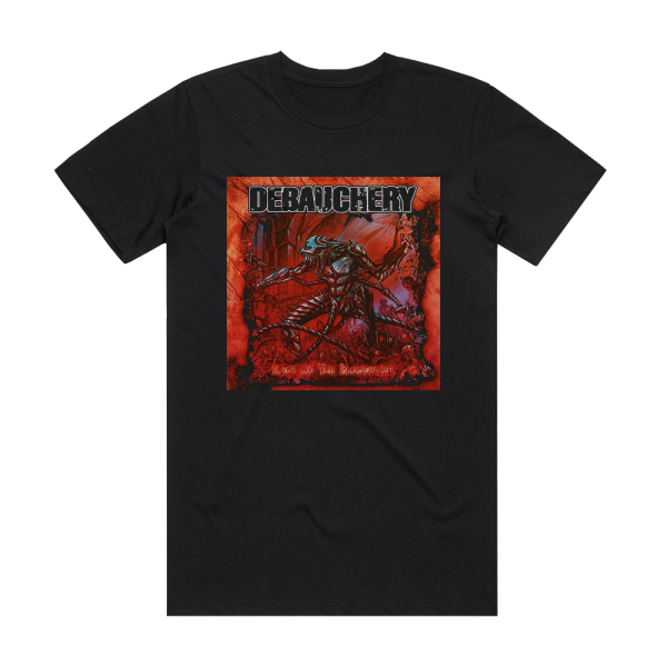 Debauchery Rage Of The Bloodbeast Album Cover T-Shirt Black