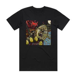 Hirax Raging Violence Album Cover T-Shirt Black