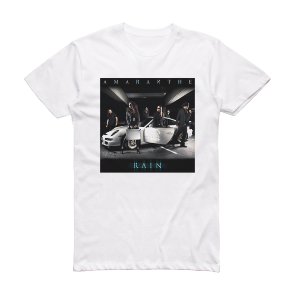 Amaranthe Rain Album Cover T-Shirt White