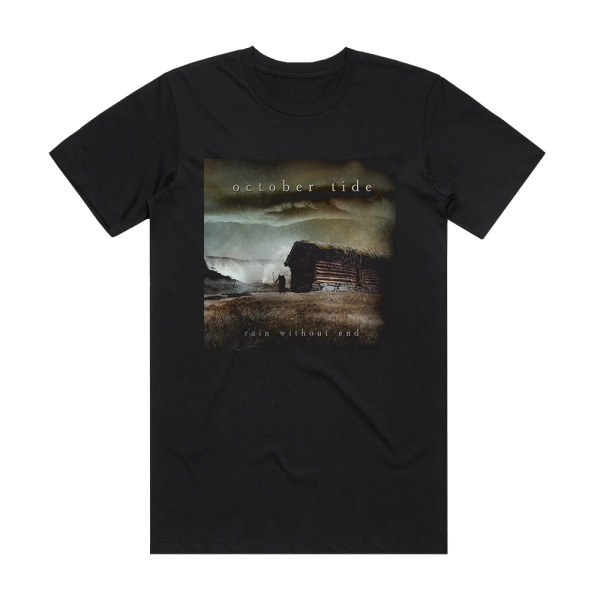 October Tide Rain Without End Album Cover T-Shirt Black