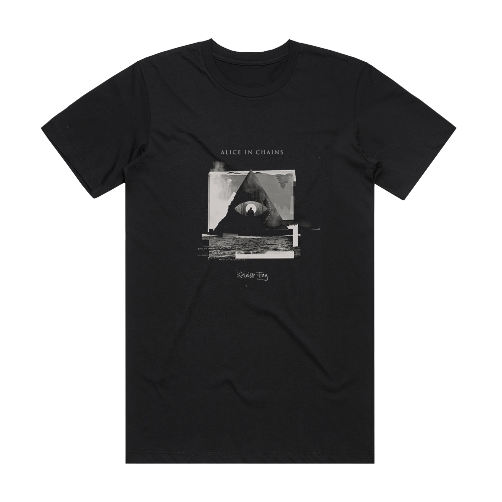Alice in Chains Rainier Fog Album Cover T-Shirt Black – ALBUM COVER T ...
