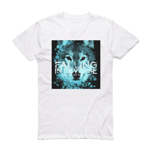 Falling In Reverse Raised By Wolves Album Cover T-Shirt White