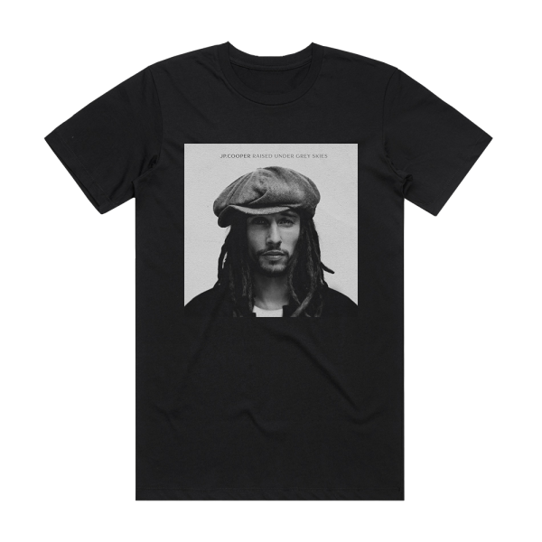 JP Cooper Raised Under Grey Skies Album Cover T-Shirt Black