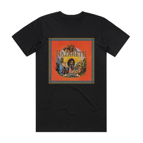 Nazareth Rampant Album Cover T-Shirt Black