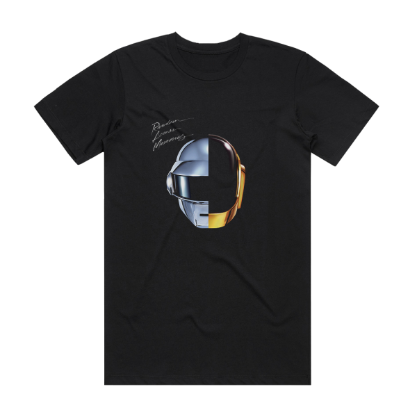 Daft Punk Random Access Memories Album Cover T-Shirt Black