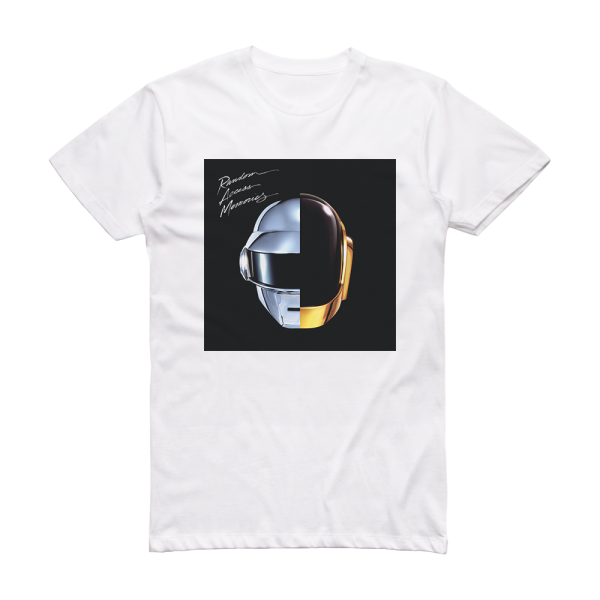 Daft Punk Random Access Memories Album Cover T-Shirt White