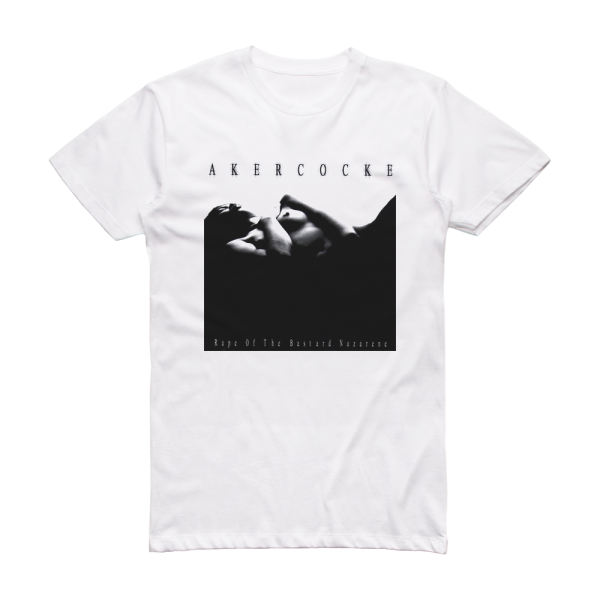 Akercocke Rape Of The Bastard Nazarene Album Cover T-Shirt White