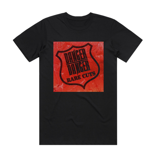 Danger Danger Rare Cuts Album Cover T-Shirt Black