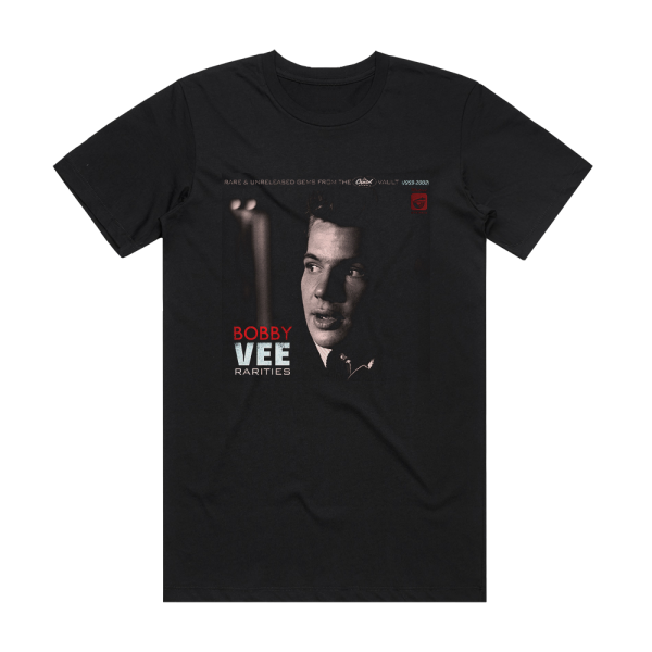 Bobby Vee Rarities Album Cover T-Shirt Black