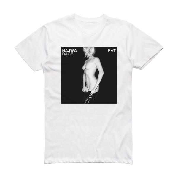 Najwa Rat Race Album Cover T-Shirt White