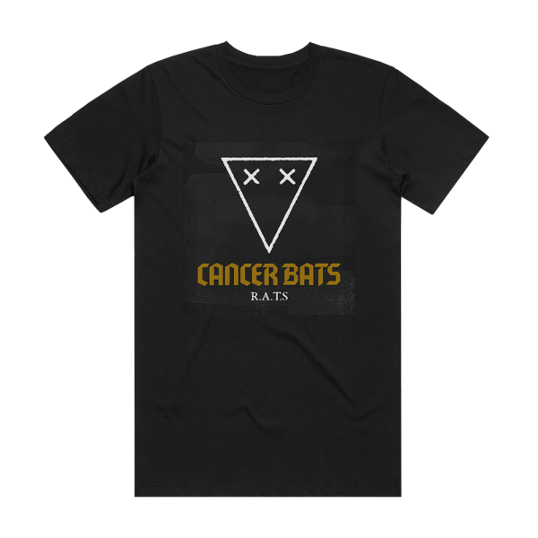 Cancer Bats Rats Album Cover T-Shirt Black