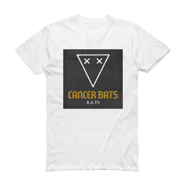 Cancer Bats Rats Album Cover T-Shirt White