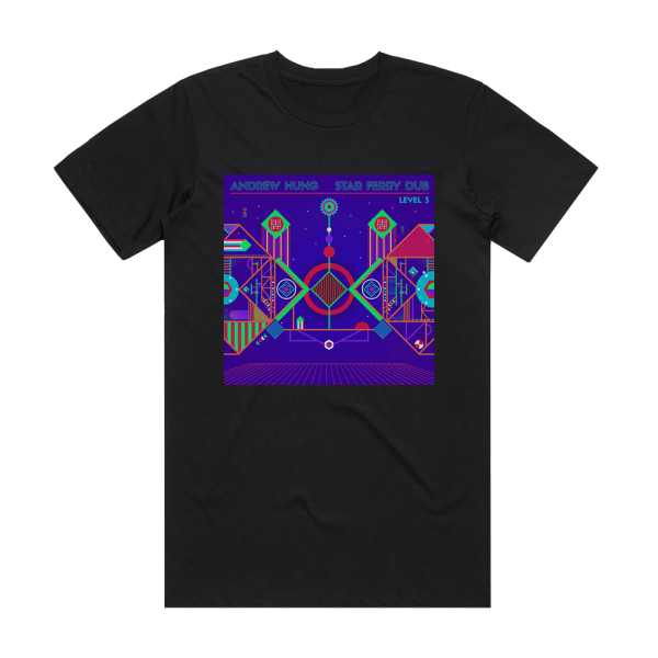 Andrew Hung Rave Cave 2 Album Cover T-Shirt Black