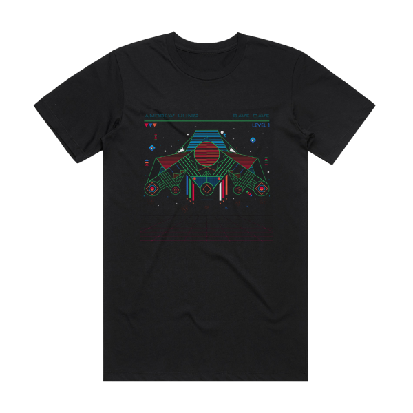 Andrew Hung Rave Cave Album Cover T-Shirt Black