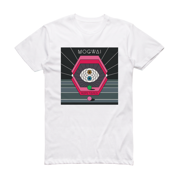 Mogwai Rave Tapes Album Cover T-Shirt White