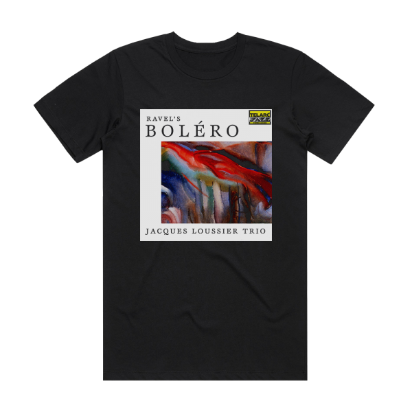 Jacques Loussier Trio Ravels Bolro  Nymphas Album Cover T-Shirt Black