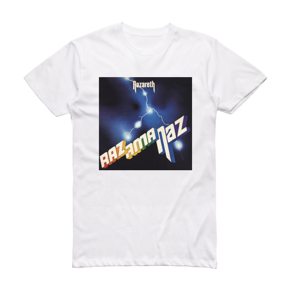 Nazareth Razamanaz 1 Album Cover T-Shirt White