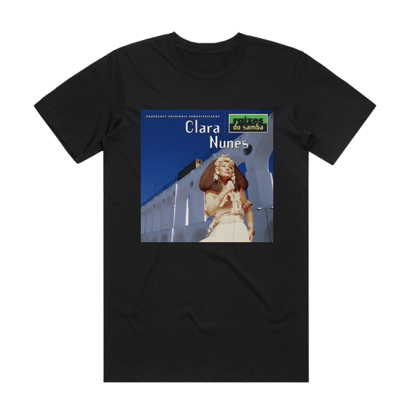 Clara Nunes Razes Do Samba Album Cover T-Shirt Black