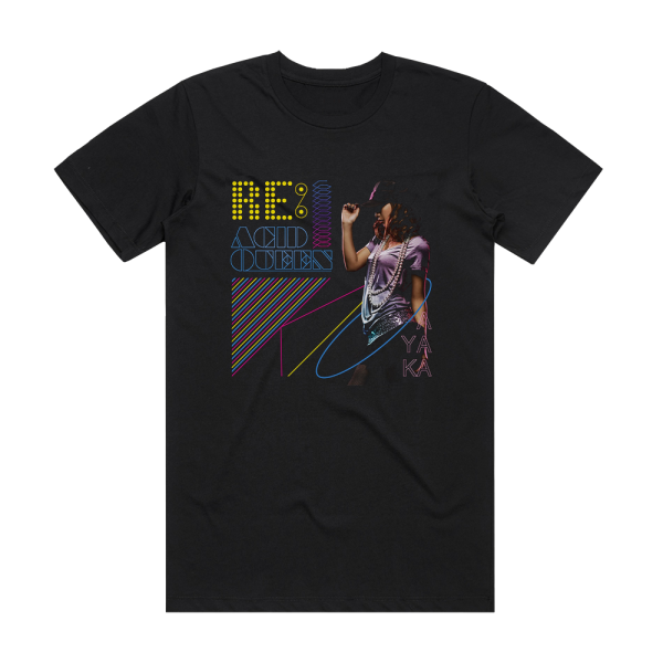 Ayaka Ikio Re Acid Queen Album Cover T-Shirt Black