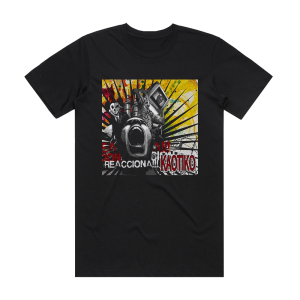 Kaotiko Reacciona Album Cover T-Shirt Black