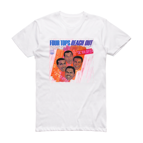 Four Tops Reach Out Album Cover T-Shirt White