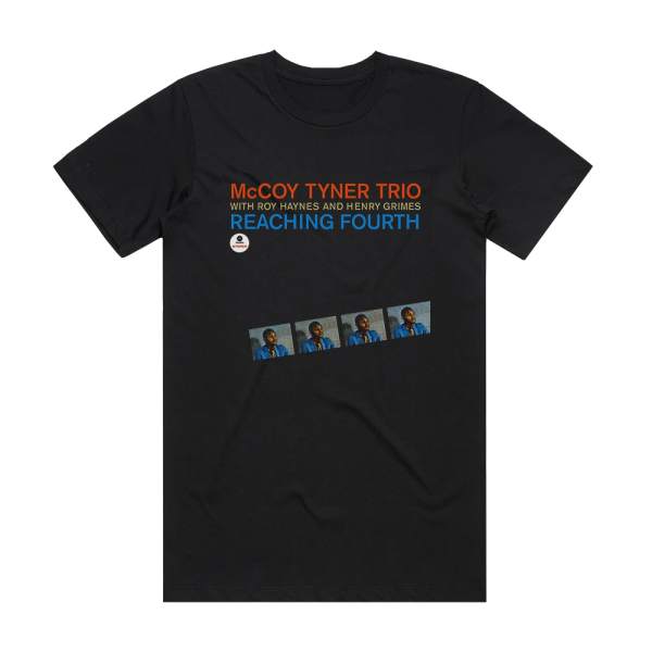 McCoy Tyner Reaching Fourth Album Cover T-Shirt Black