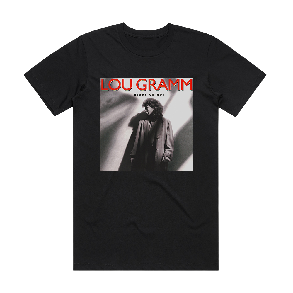 Lou Gramm Ready Or Not Album Cover T-Shirt Black – ALBUM COVER T-SHIRTS