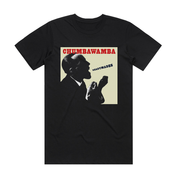 Chumbawamba Readymades Album Cover T-Shirt Black – ALBUM COVER T-SHIRTS