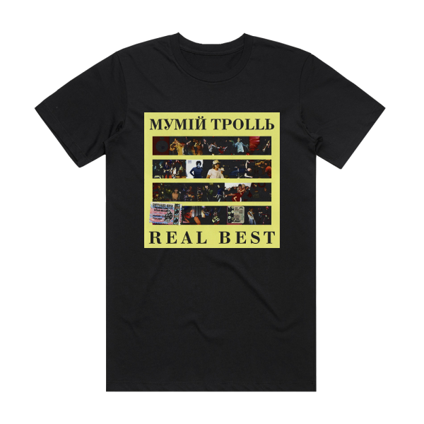 Mumiy Troll Real Best Album Cover T-Shirt Black